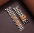 Load image into Gallery viewer, Thick Houndstooth Watch Strap