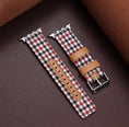 Load image into Gallery viewer, Thick Houndstooth Watch Strap