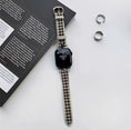 Load image into Gallery viewer, Thin Houndstooth Watch Strap