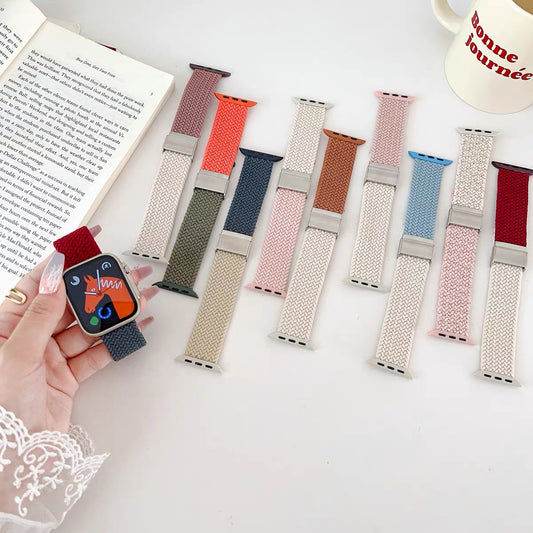 Dual Coloured Nylon Watch Strap